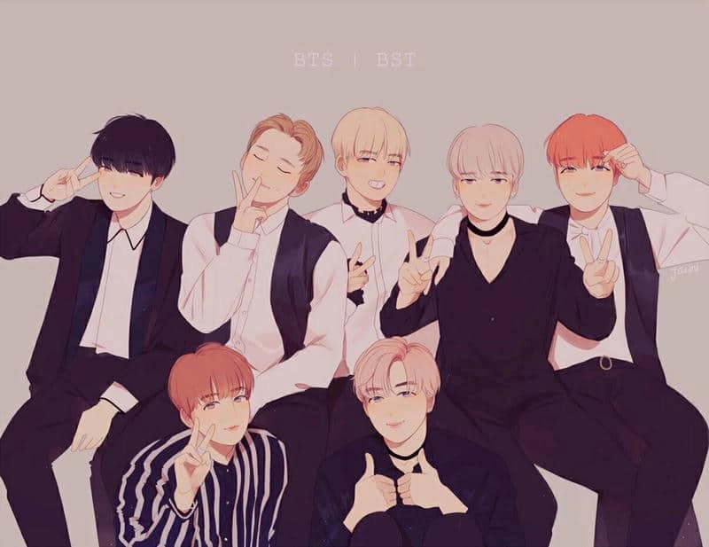 Tải ngay những hình nền bts chibi đẹp