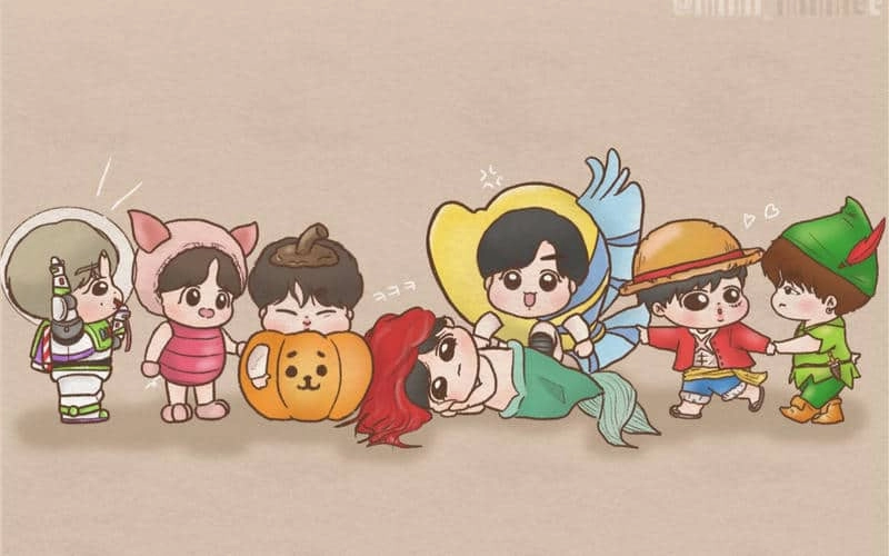 Ngắm nhìn bộ sưu tập bts chibi cute bt21
