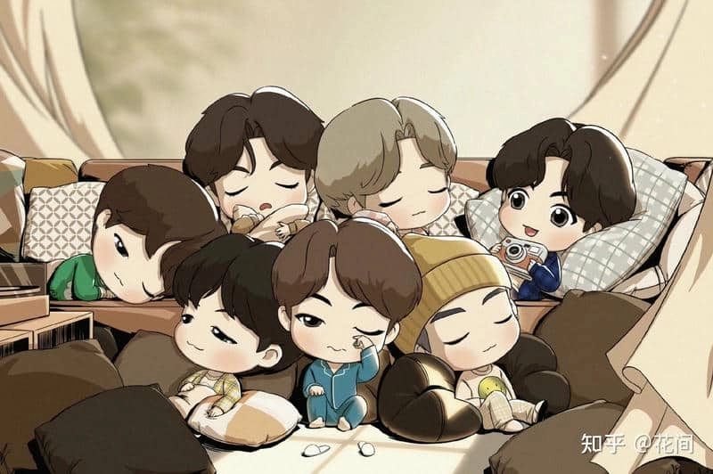 Dành riêng cho fan army bts chibi cực yêu