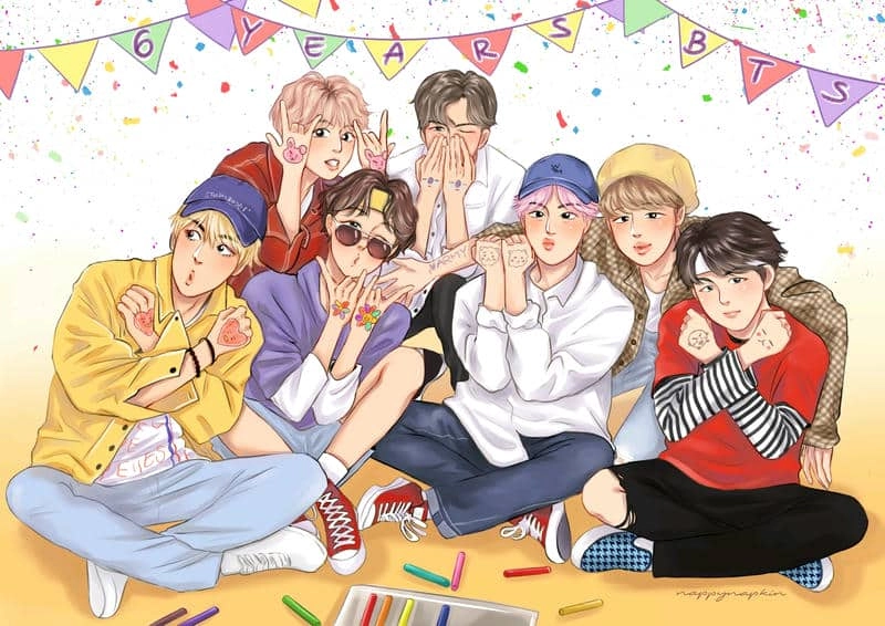 Chiêm ngưỡng hình ảnh bts chibi idol cute