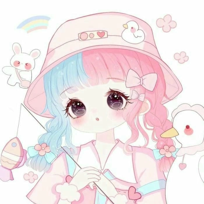Tham khảo hình ảnh chibi girl avatar cute anime