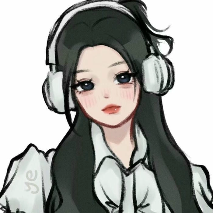 Thử ngay avatar chibi nữ cute máu xanh dương