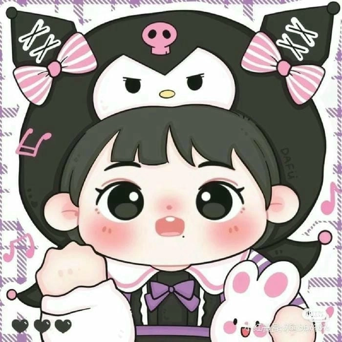 Tìm ngay ảnh avatar nữ chibi cute dễ thương