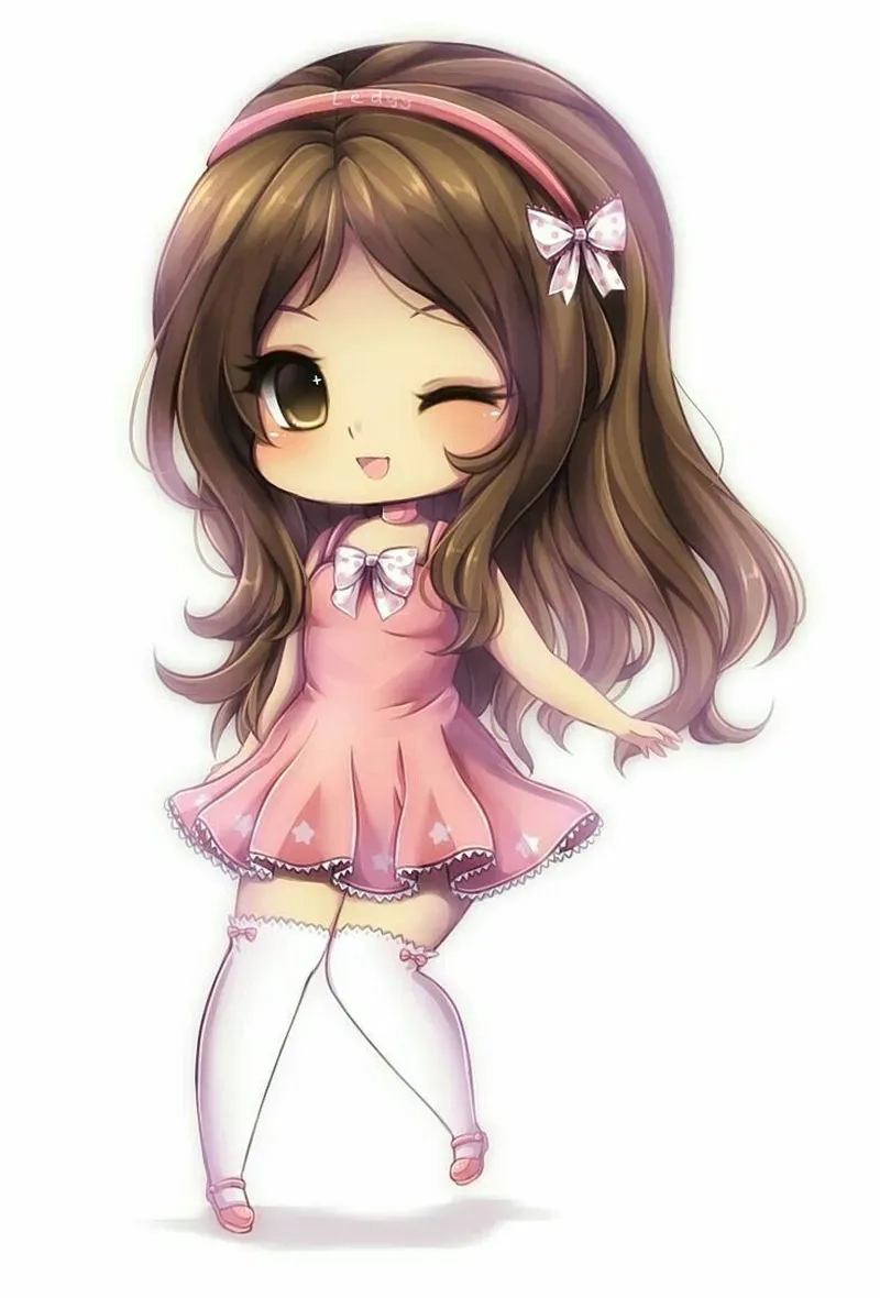 Ngắm nhìn hình ảnh xử nữ chibi cute đáng yêu