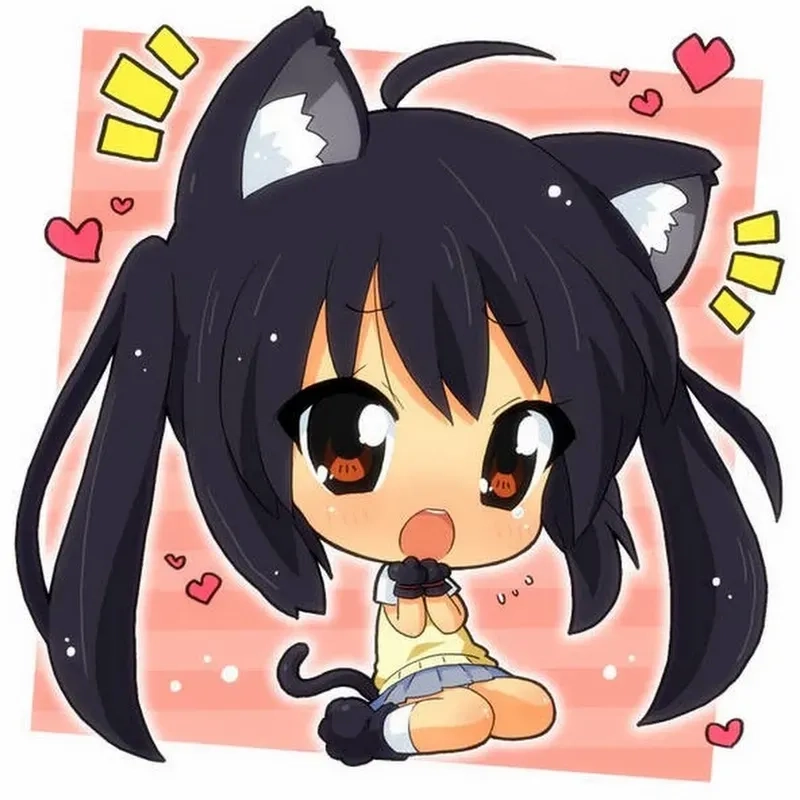 Ngắm nhìn ngay ảnh chibi cute nữ đơn giản