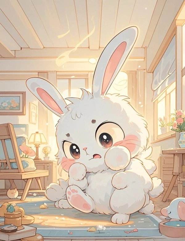 Thưởng thức ngay loạt ảnh con thỏ chibi cute cực chất