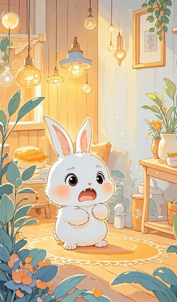 Bộ ảnh dễ thương cute thỏ chibi khiến ai cũng thích mê
