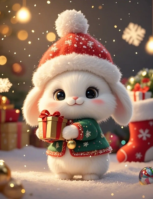 Bộ sưu tập ảnh thỏ chibi ngộ nghĩnh dành cho fan
