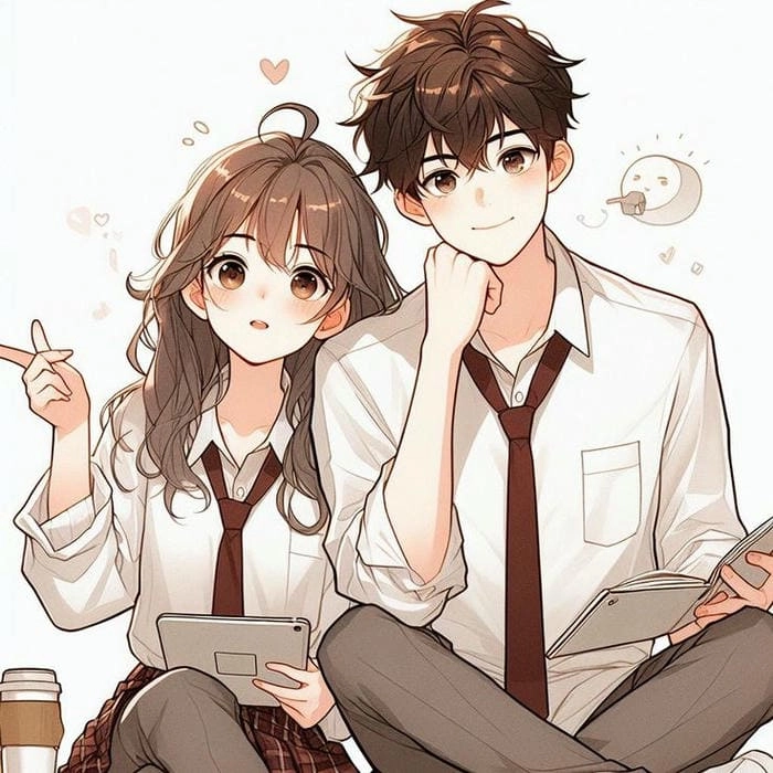 Xem ngay bộ hình đôi chibi dễ thương