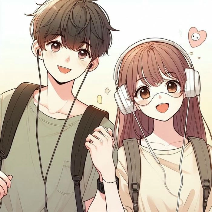 Xem ngay hình ảnh anime chibi cặp đôi dễ thương nổi bật