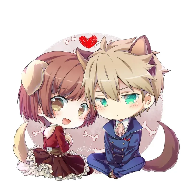 Chọn ngay bộ sưu tập chibi cute cặp đôi