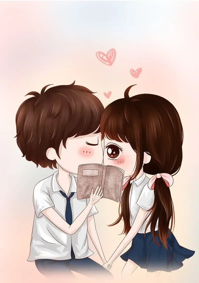 Khám phá bộ hình chibi cặp đôi đáng yêu