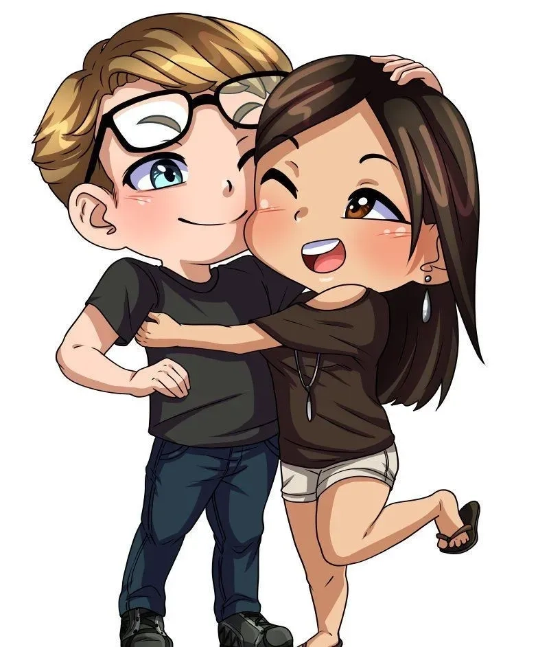 Xem ngay hình chibi cặp đôi cute hot trend