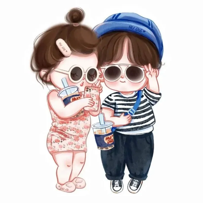 Đừng bỏ lỡ hình chibi đôi dễ thương hôm nay