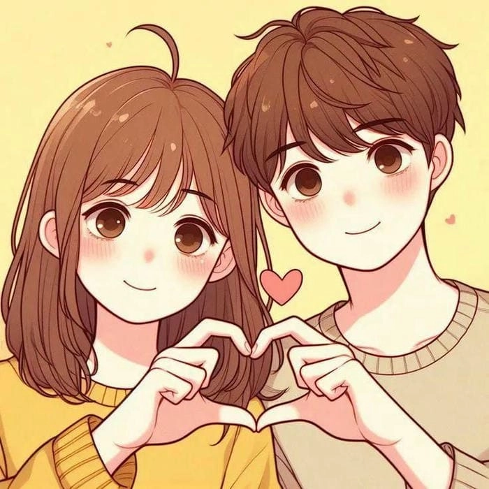 Xem ngay bộ ảnh anime chibi cặp siêu dễ thương