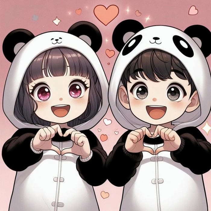 Tuyển chọn ảnh chibi cặp đôi đẹp mắt