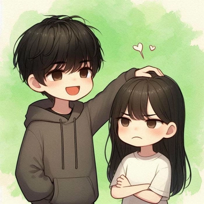 Khám phá ngay ảnh chibi đôi cực kỳ nổi bật