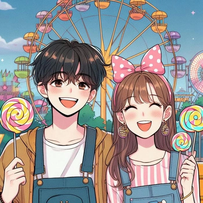 Xem ngay bộ ảnh cặp chibi cute đáng yêu