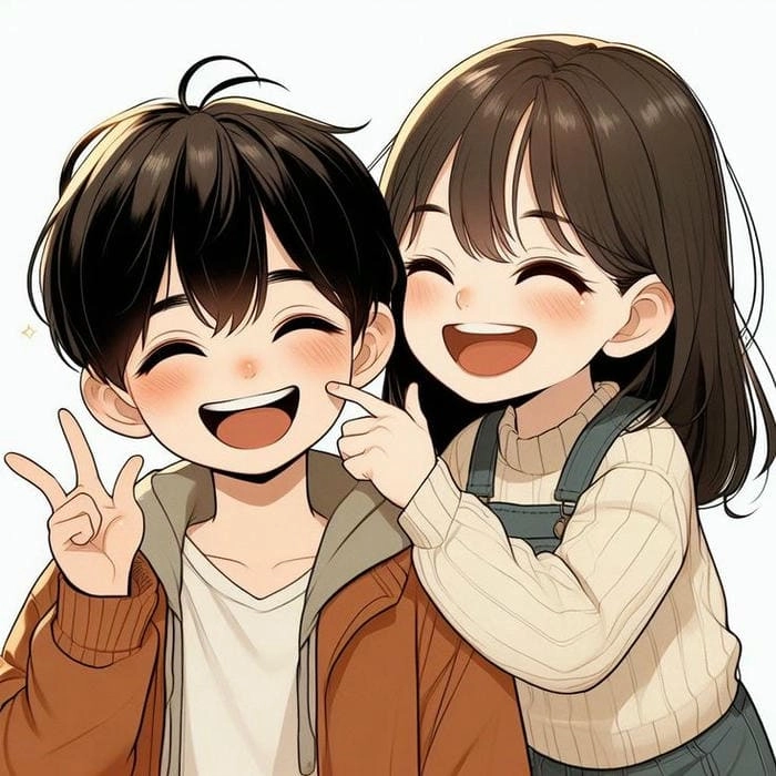 Tuyển chọn ảnh đôi nam nữ chibi cực đẹp