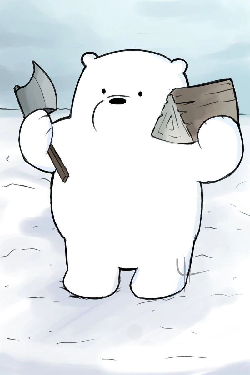 Bộ sưu tập dễ thương gấu trắng chibi