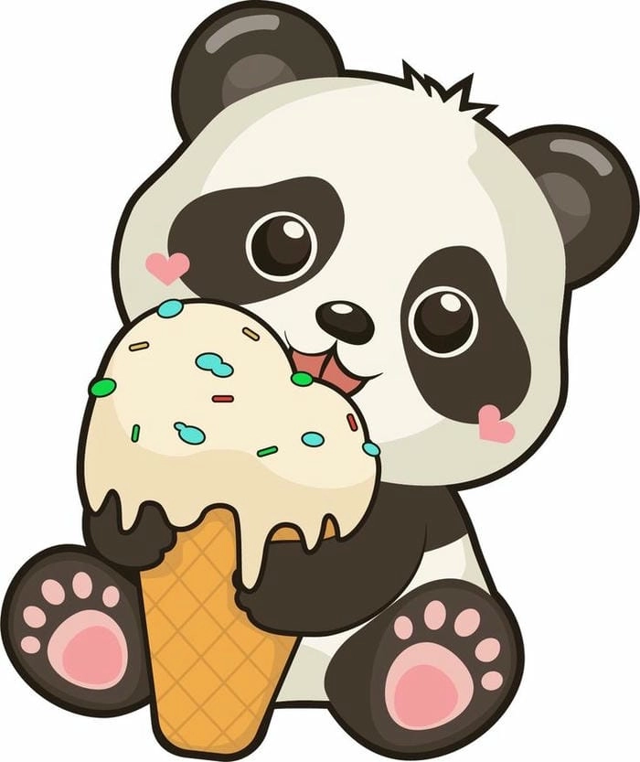 Chọn ngay bộ sưu tập chibi gấu trúc cute
