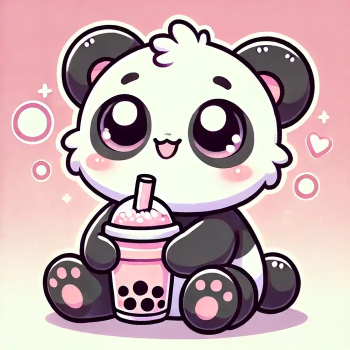 Gây ấn tượng với gấu trúc cute chibi
