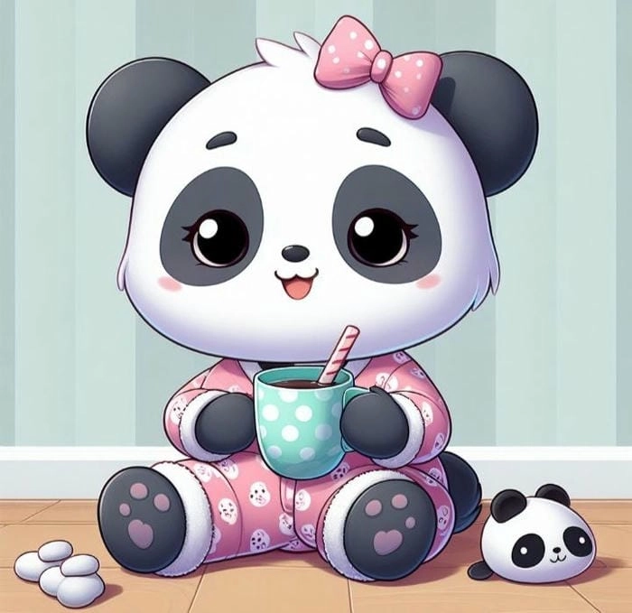 Cập nhật bộ ảnh mới ảnh gấu trúc chibi