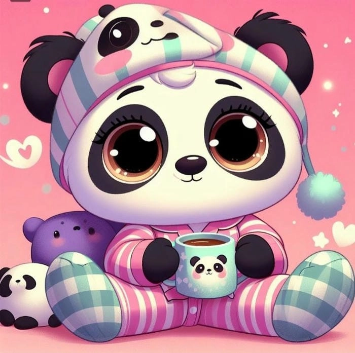 Đừng bỏ lỡ ảnh gấu trúc chibi cute