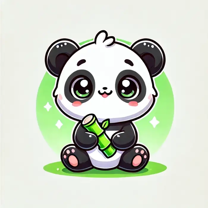 Chiêm ngưỡng vẻ dễ thương gấu panda chibi
