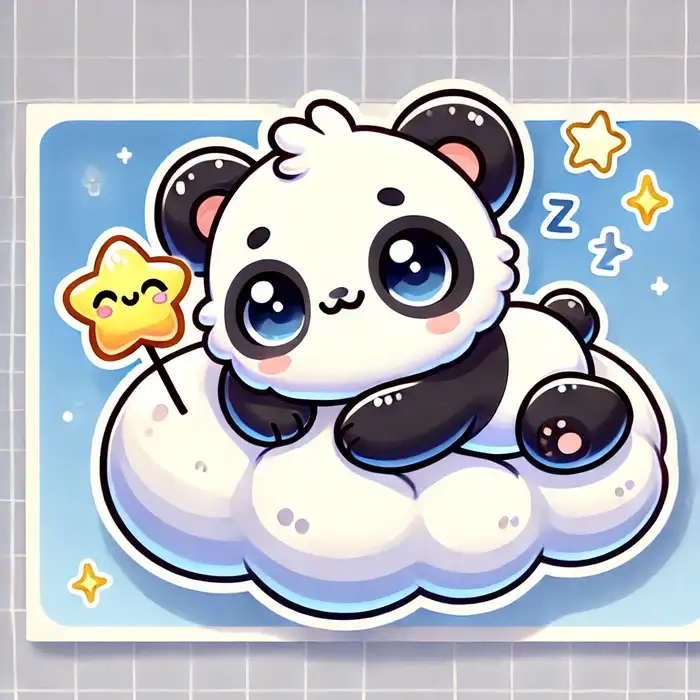 Bộ sưu tập đẹp mắt hình panda chibi