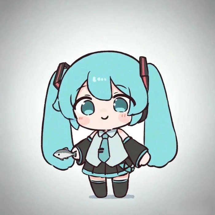 Tải ngay bộ ảnh đẹp miku chibi png