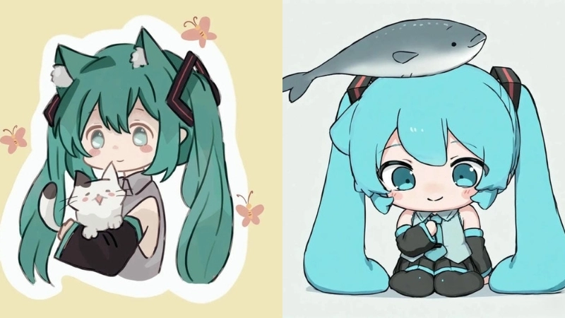 Đặc điểm của ảnh chibi miku đẹp