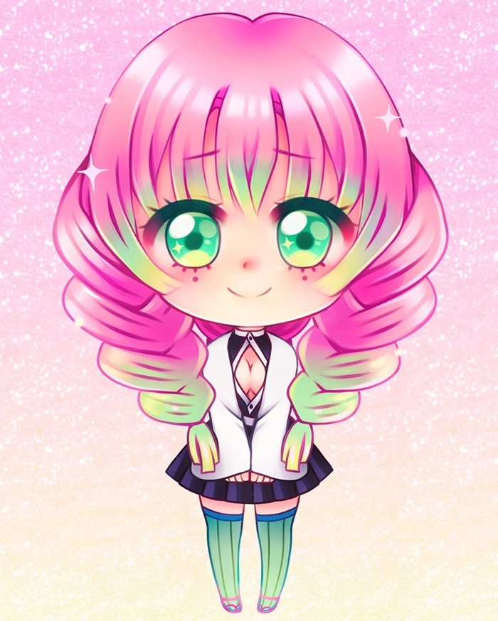 Cùng khám phá bộ hình mitsuri chibi