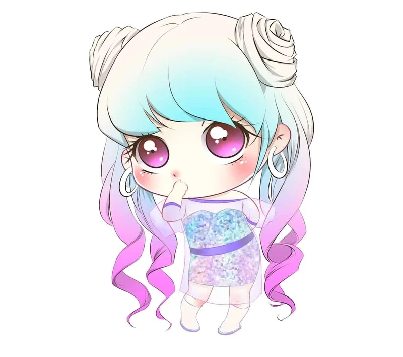 Làm mới phong cách cùng hình chibi ngầu nữ