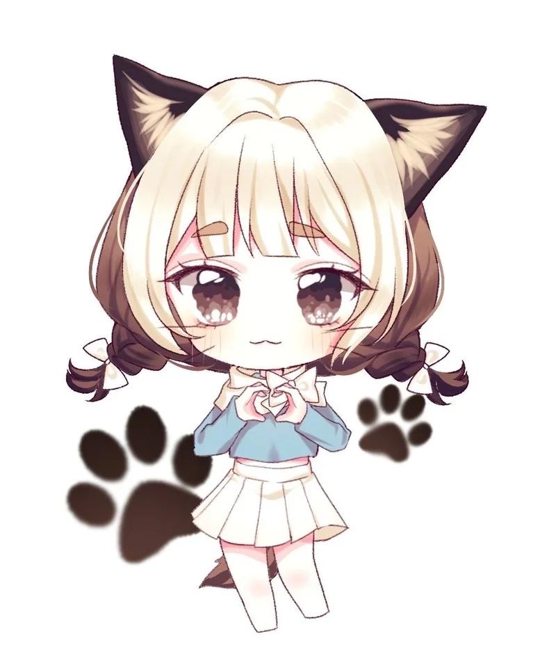 Trang trí thiết bị với hình nền chibi nữ ngầu