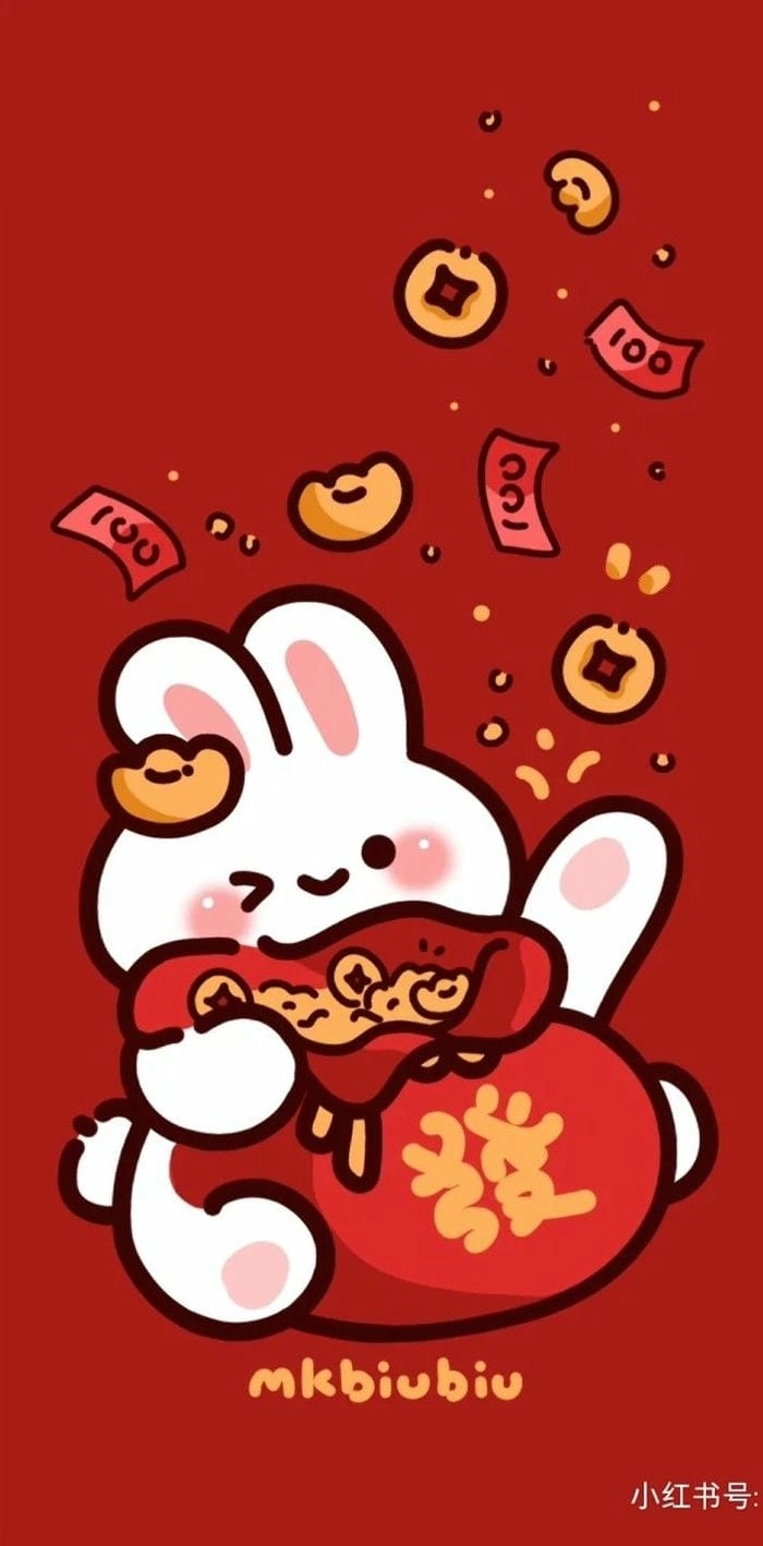 Không khí xuân ngập tràn cùng hình ảnh tết chibi