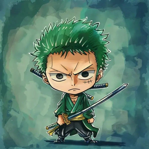 Học ngay cách vẽ zoro chibi cute