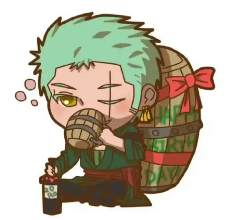 Góc ảnh siêu dễ thương zoro chibi cute