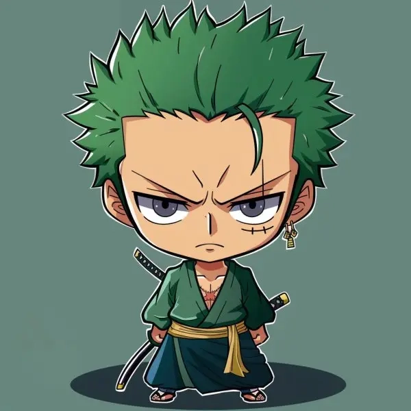 Thưởng thức ngay bộ zoro chibi dibujo