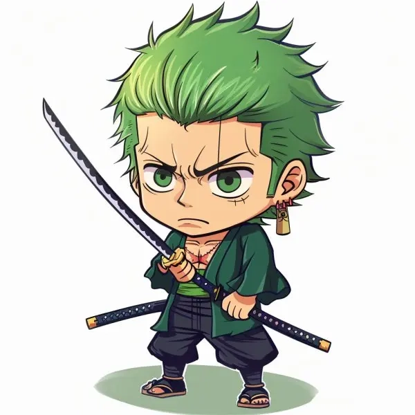 Khám phá phiên bản zoro chibi kawaii