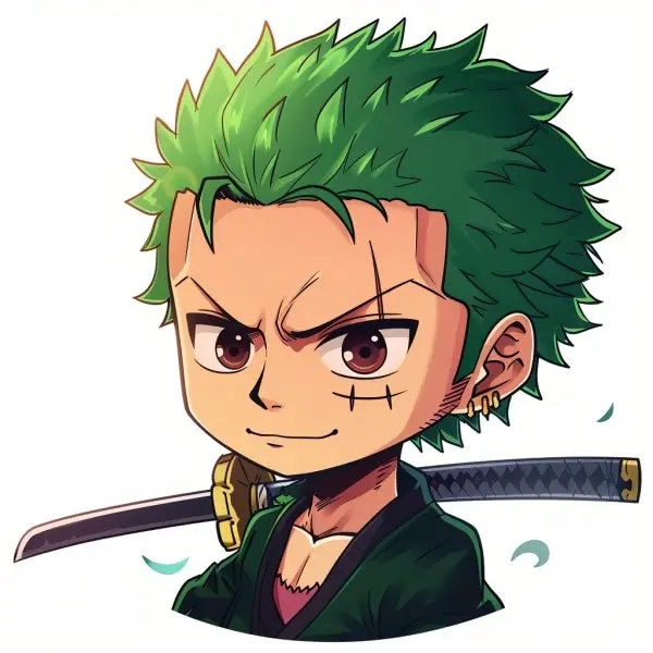 Sưu tập bộ zoro chibi sticker