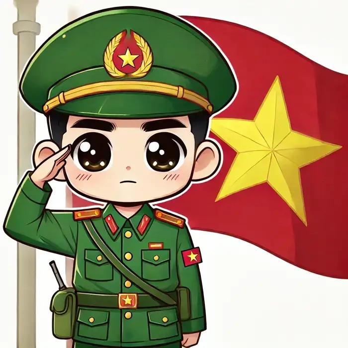 Xem ngay bộ ảnh chibi bộ đội Việt Nam