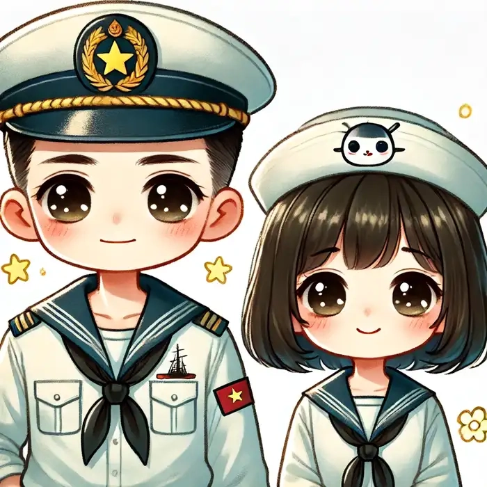 Bộ sưu tập dễ thương hình chibi bộ đội