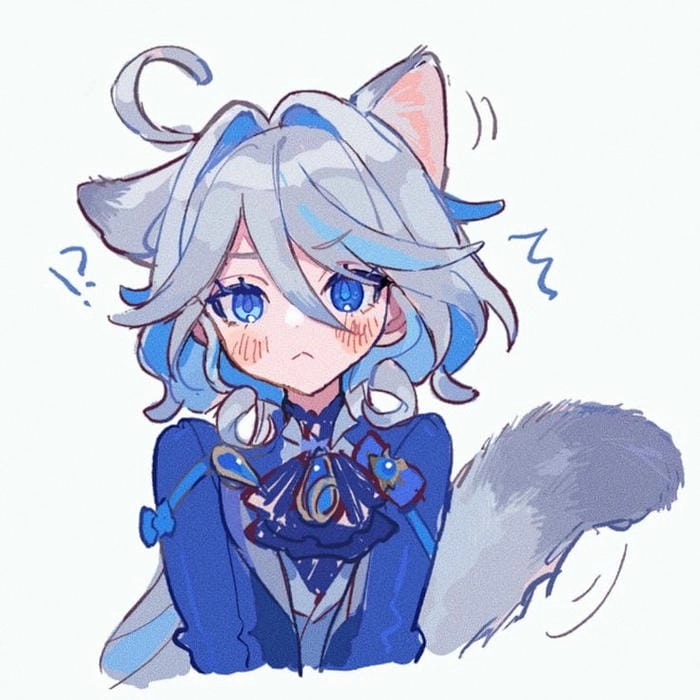 Chiêm ngưỡng tranh vẽ tay furina chibi drawing