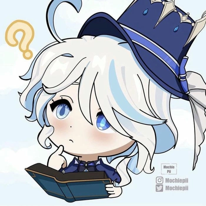 Hình cực chất dành cho fan furina chibi genshin