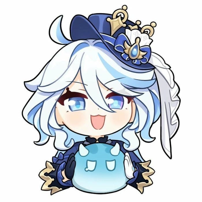 Tuyển tập ảnh động cực vui furina chibi gif
