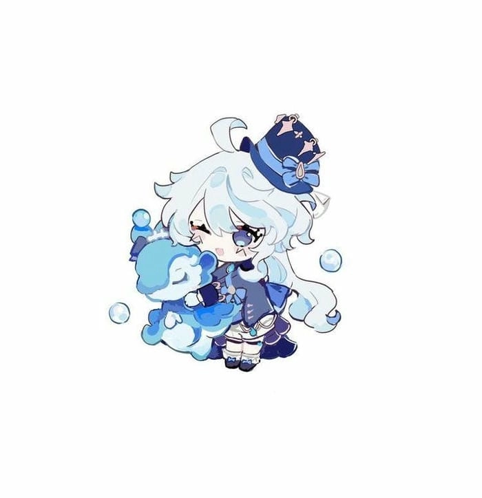 Khám phá ngay phiên bản chính thức furina chibi official