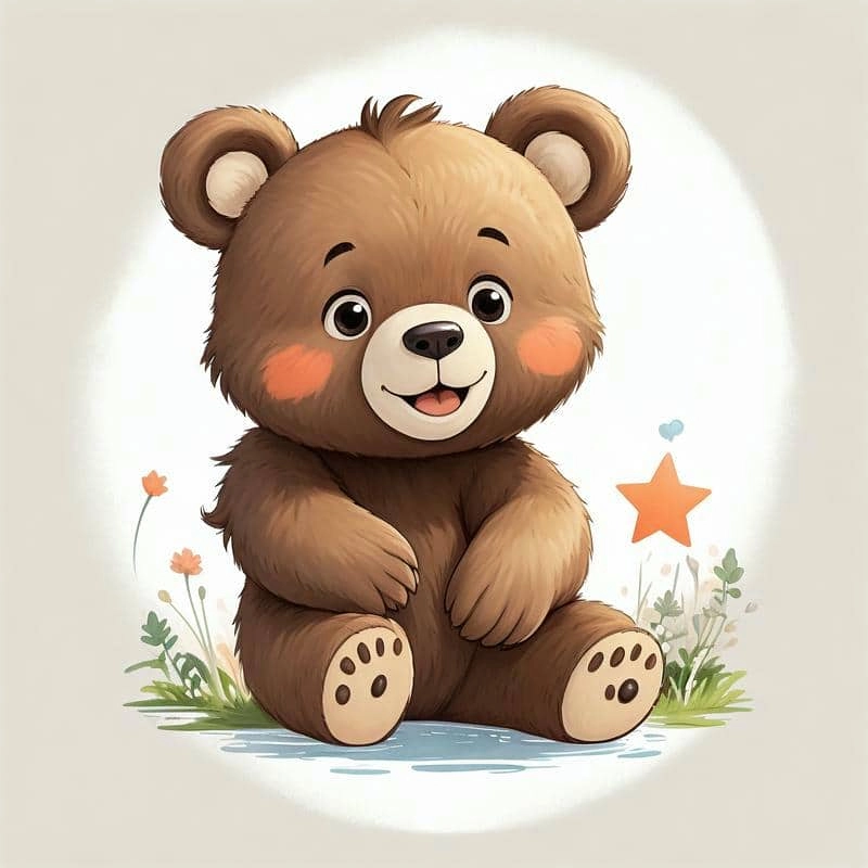 Hình ảnh siêu dễ thương gấu chibi