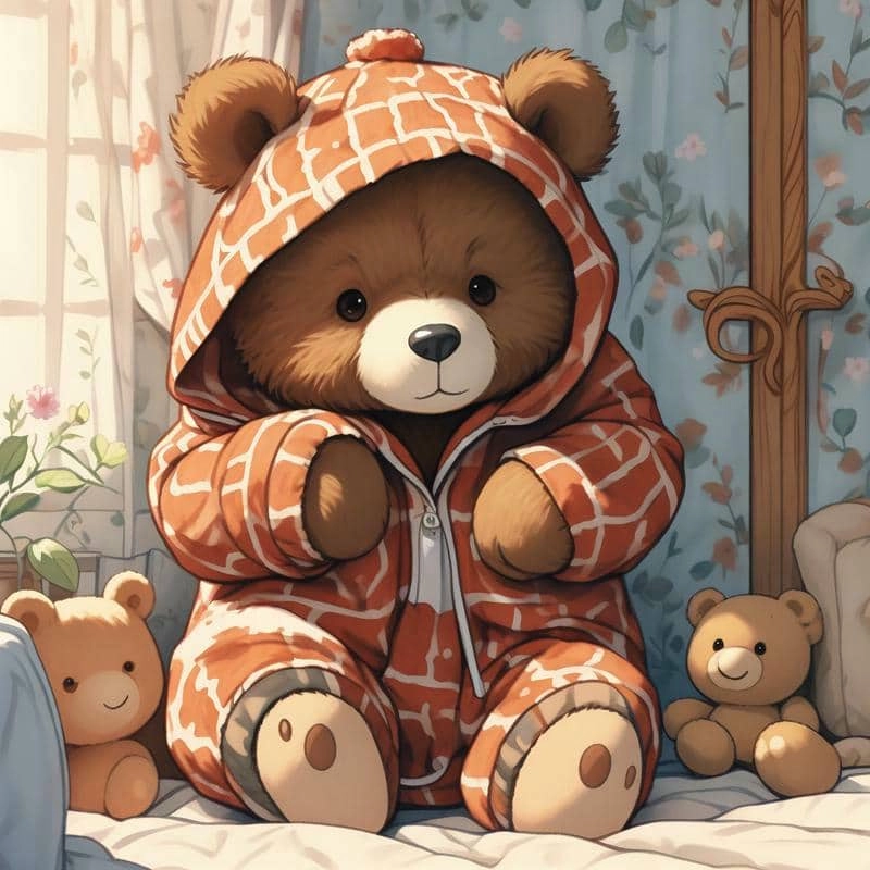 Bộ sưu tập cực đáng yêu gấu cute chibi
