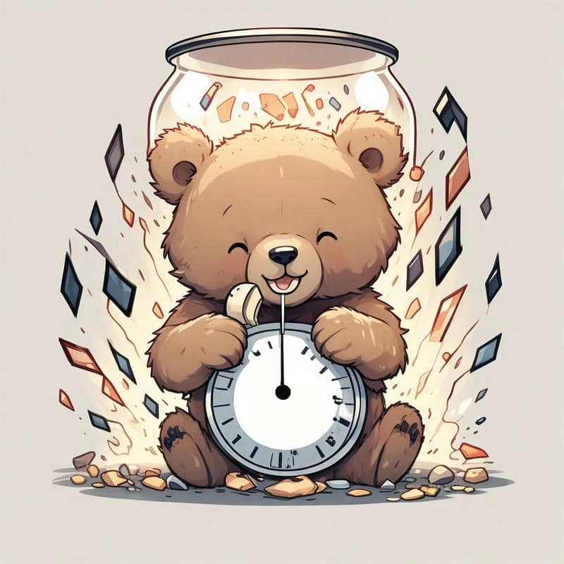 Bộ ảnh siêu yêu hình gấu chibi cute